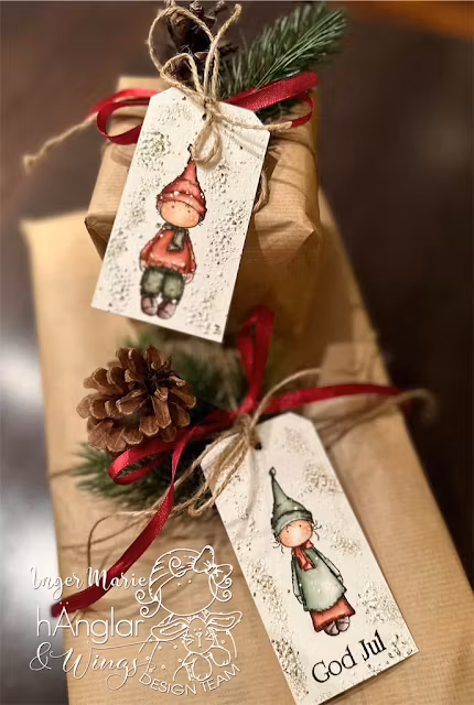 Clear Stamps - Småtomtar / Little Elves A7