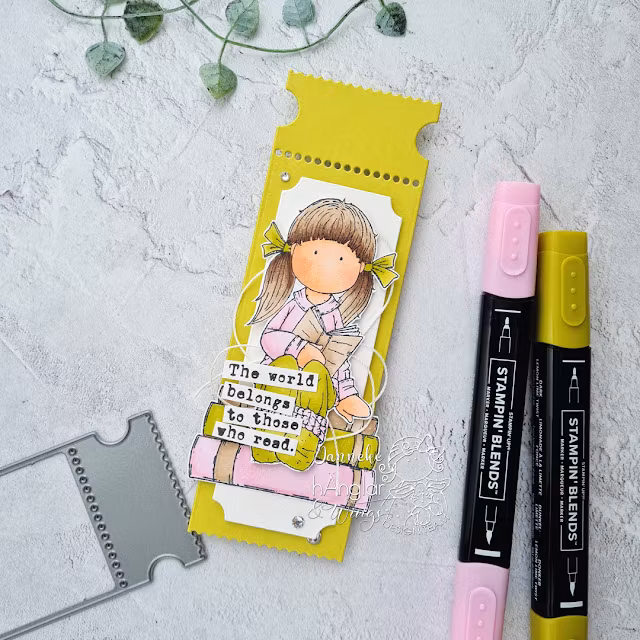 Clear Stamps - Bokslukare / Book Devourers
