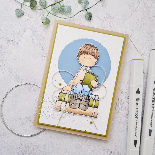 Clear Stamps - Bokslukare / Book Devourers