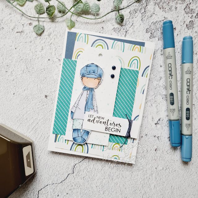 Clear Stamps - Coola hÄnglar / Cool hAngels