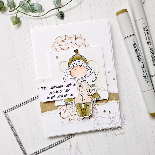 Clear Stamps - Sittande PälshÄnglar / Seated Fur hAngels
