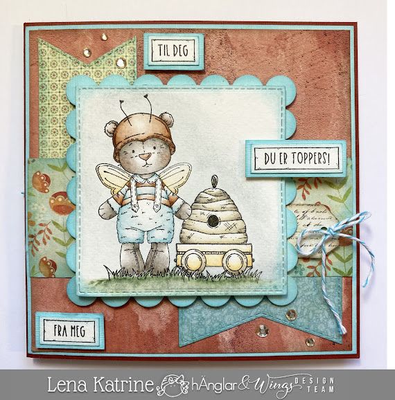 Clear Stamps - Honungsbjörnar / Honey Bears