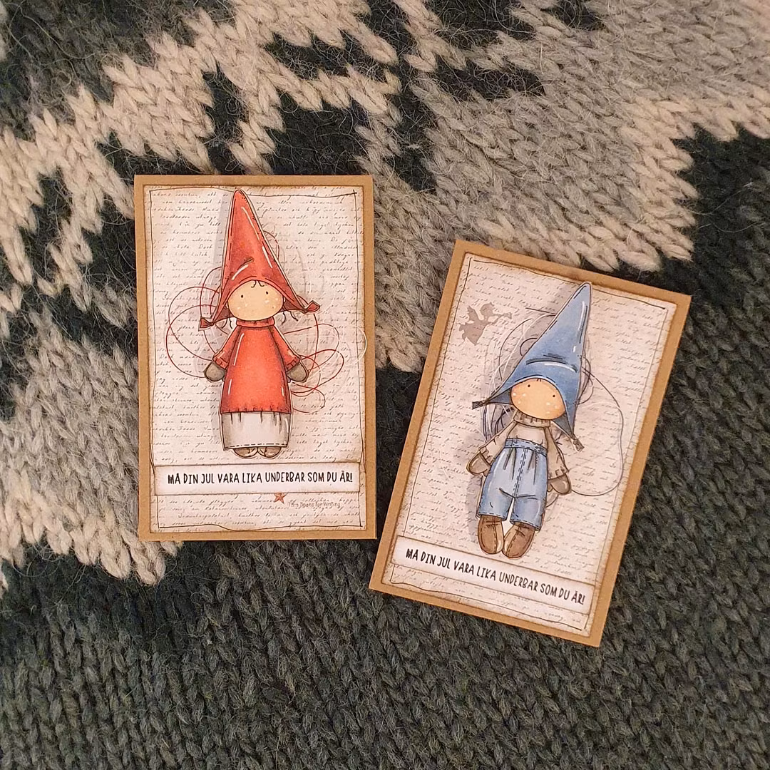 Clear Stamps - Luvnissar med Etikett