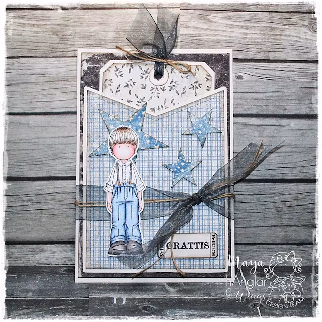 Clear Stamps - SET - Långa Kalasare MED DIES / Tall party folks with DIES (HW22393 + HWD22005)