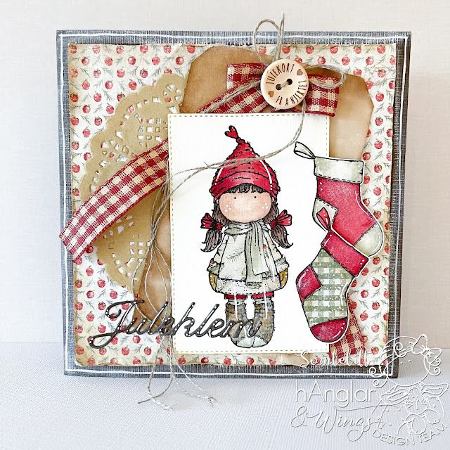 Clear Stamps - Fram- och Baktomta / Front and Back-santa girl