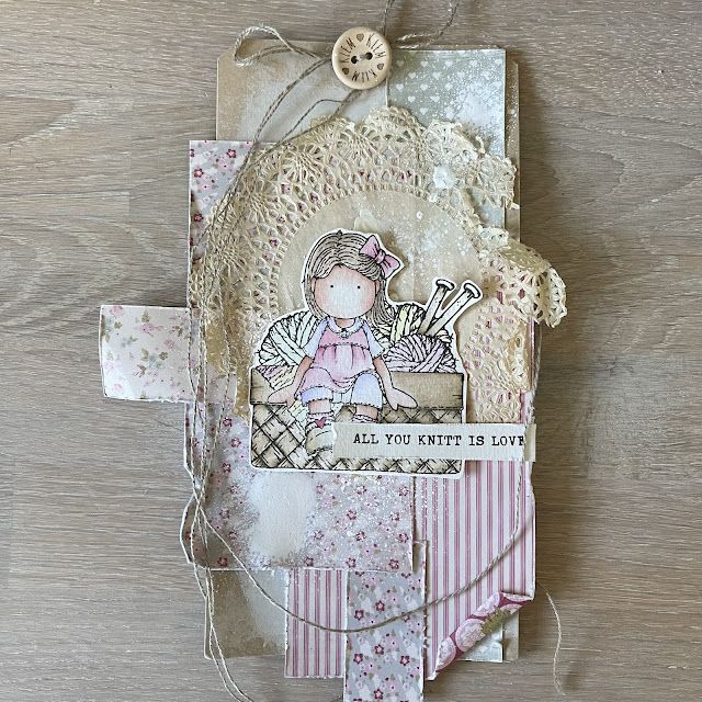 UTGÅTT - Clear Stamps - Garnkorg A7