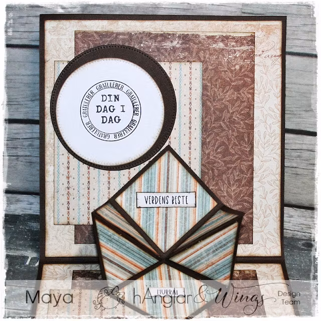 Clear Stamps - Bursdagsbillett / Birthday ticket