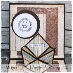 Clear Stamps - Bursdagsbillett / Birthday ticket