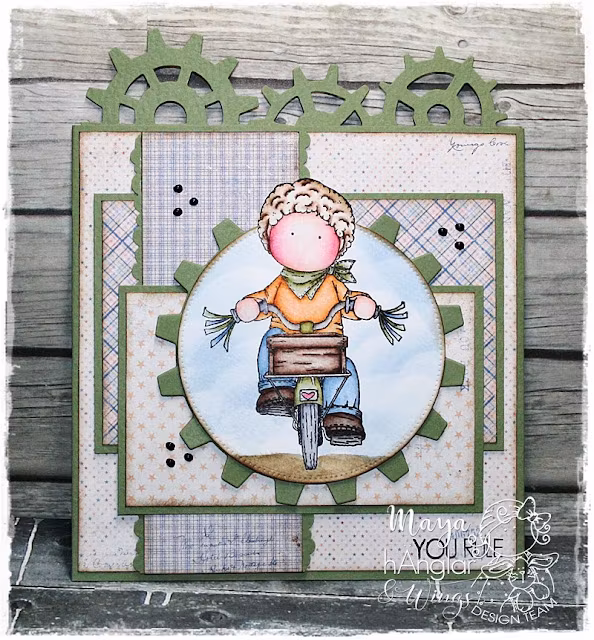 Clear Stamps - Cyklister / Cyclists
