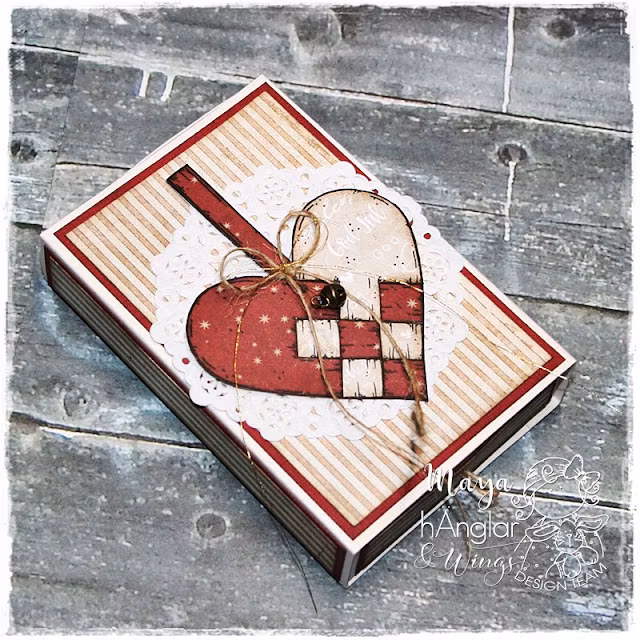 Clear Stamps - Flätat Hjärta A7