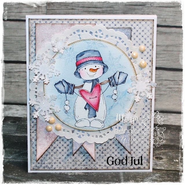 Clear Stamps - Hjärtlig Snögubbe / Hearty Snowman A7