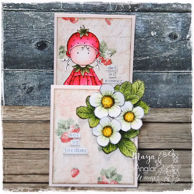 Clear Stamps - Jordgubbar / Strawberries