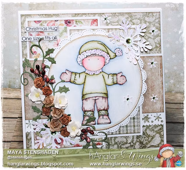 RETIRED - Clear Stamps - Kramtomtar / Santa Hugs