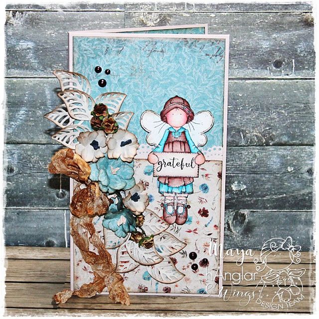 Clear Stamps - Långa SkylthÄnglar / Tall SignhAngels