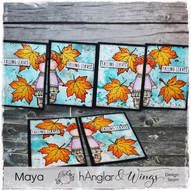 Clear Stamps - Lönn (Höstkit)