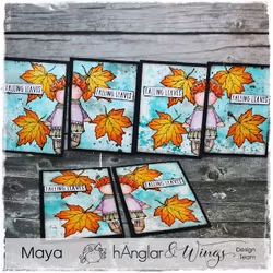 Clear Stamps - Lönn (Höstkit)