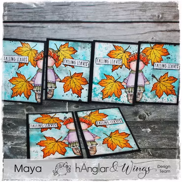 Clear Stamps - Lönn (Höstkit)