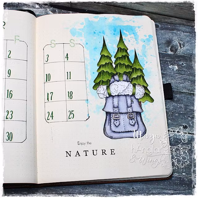 Clear Stamps - Stor Rygga / Large Backpack A7