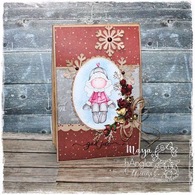 Clear Stamps - Sittande PälshÄnglar / Seated Fur hAngels