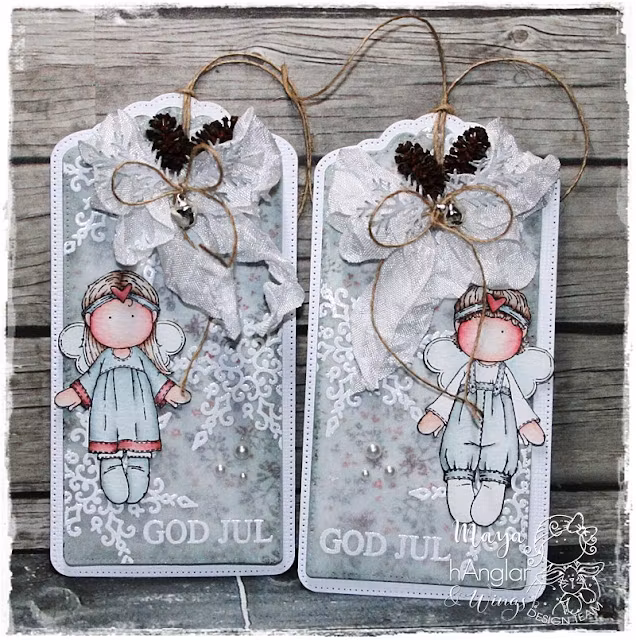 Clear Stamps - Små SkyddshÄnglar A7