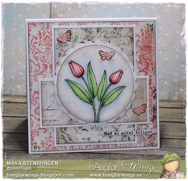 RETIRED - Clear Stamps - Tulpan / Tulips A7  (will be retired!)
