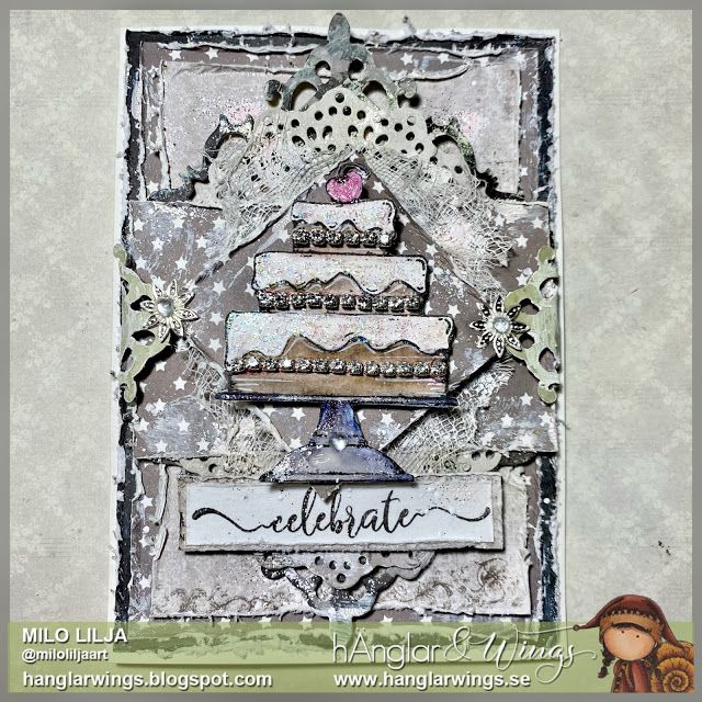 Clear Stamps - Jubileumstårta  A7