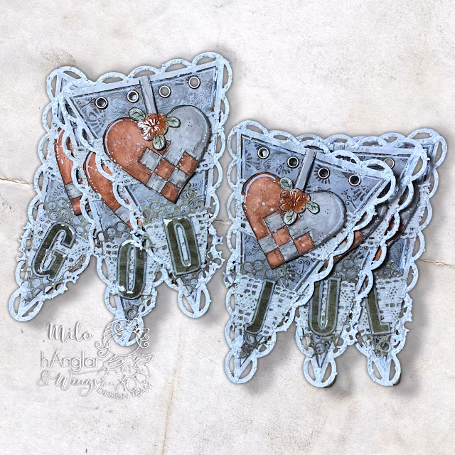 Clear Stamps - Flätat Hjärta A7