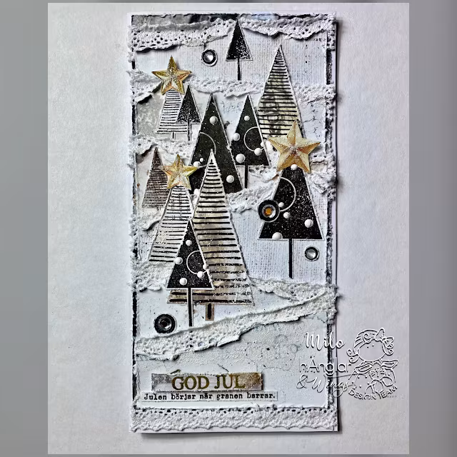 Clear Stamps - Grafiska Granar / Graphic Trees
