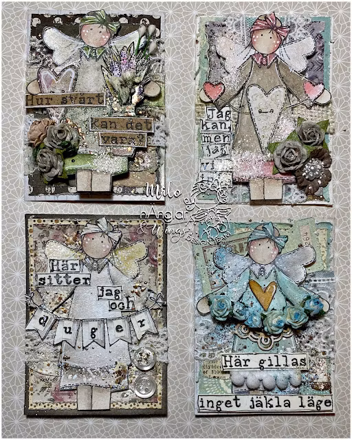 UTGÅTT - Clear Stamps - Retro Lång hÄngla A7