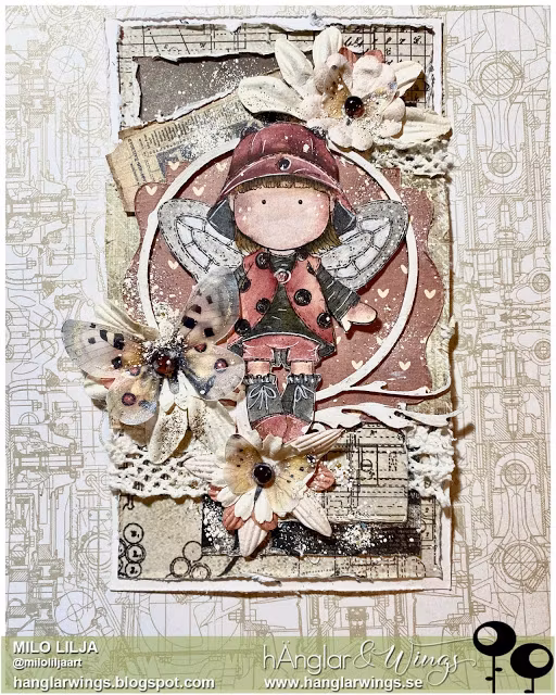 Clear Stamps - Nyckelpiga  A7