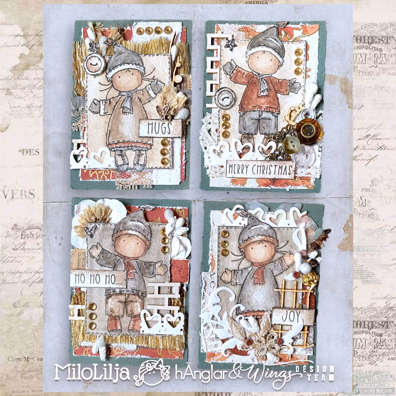 Clear Stamps - Ruttomtar / Santa in Square