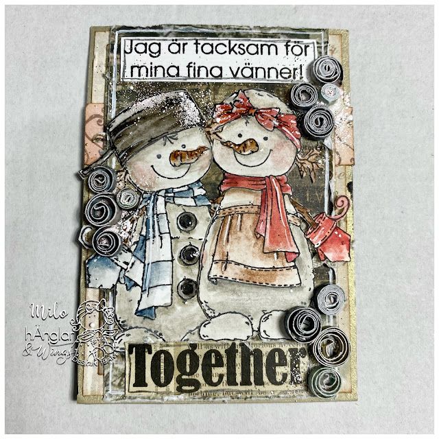 RETIRED - Clear Stamps - Små Snögubbar / Small Snowmen A7