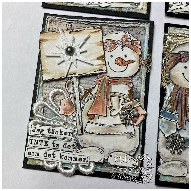 Clear Stamps - Snögubbar / Snowmen