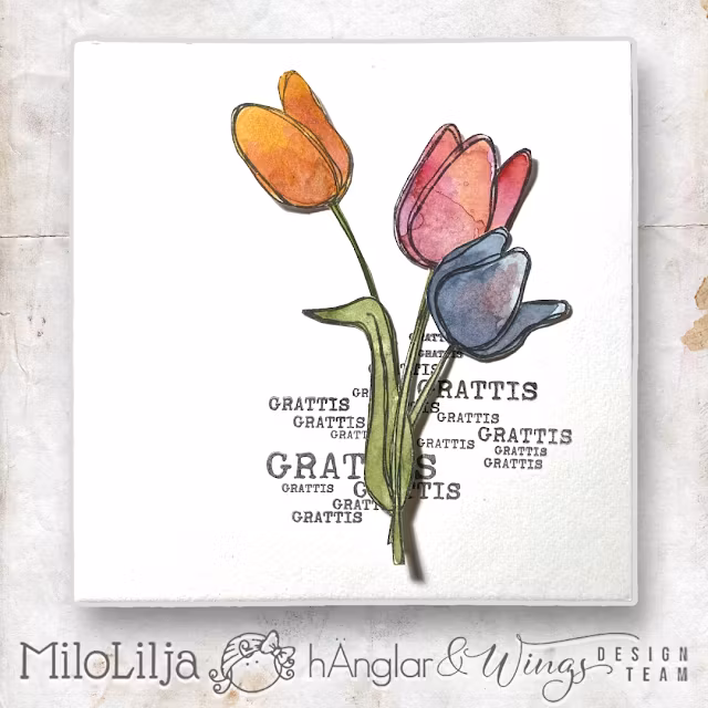 Clear Stamps - Sirliga Tulpaner