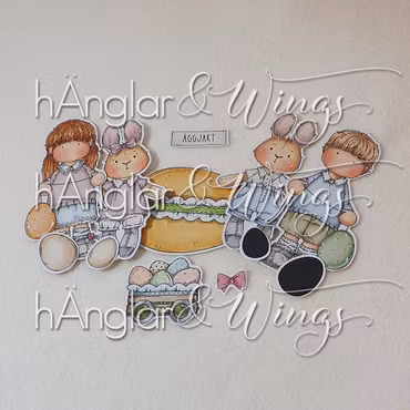 Clear Stamps - PåskÄggstra / Easter Eggstra A5