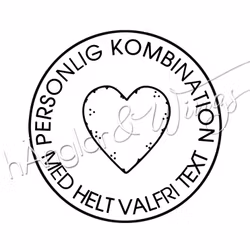 R1 - PERSONLIG KOMBINATION RUND (helt valfri text och bild)