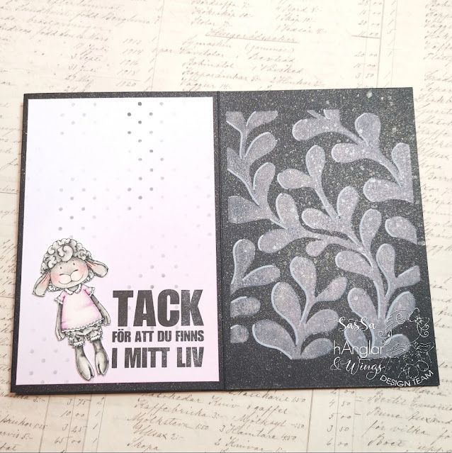 Clear Stamps - Bakgrundsblad / Background leaves