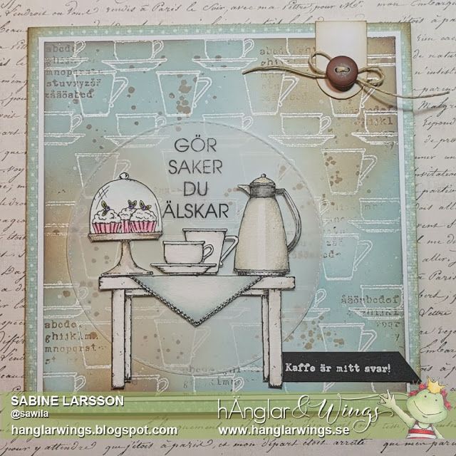 UTGÅTT - Clear Stamps - Fika-Fredrik