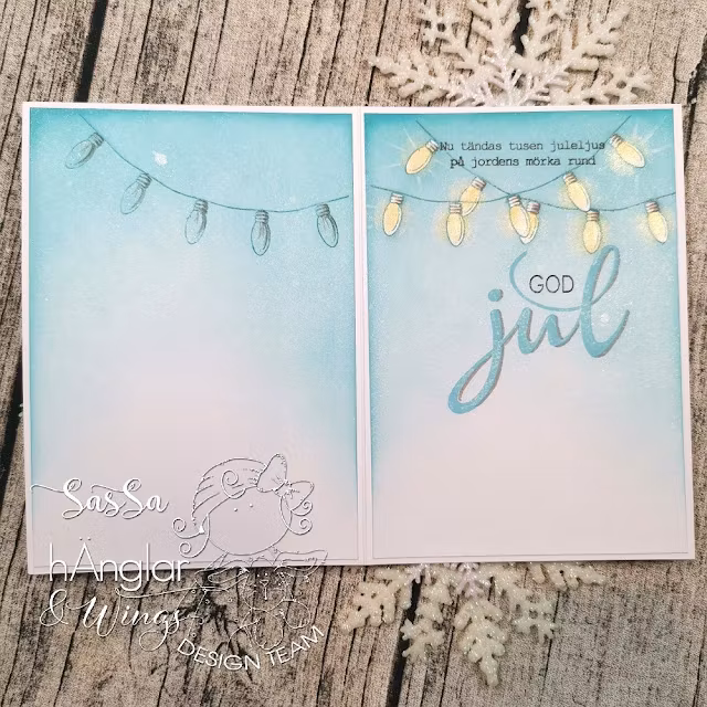Clear Stamps - Julhälsningar A7