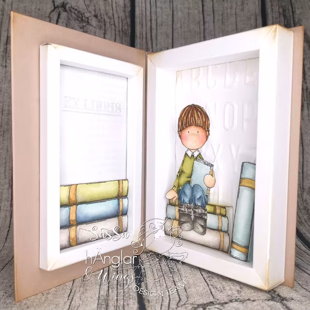Clear Stamps - Bokslukare / Book Devourers