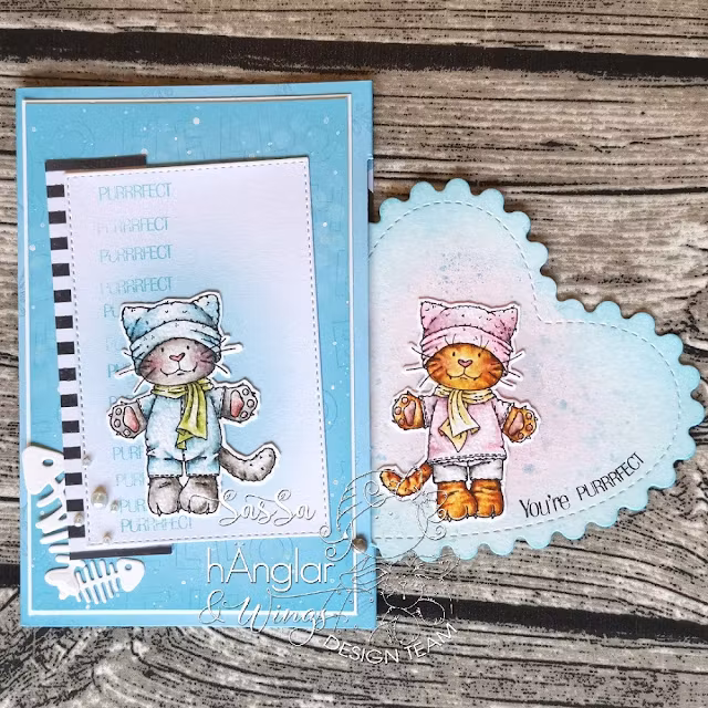 UTGÅTT - Clear Stamps - Coola Katter A7