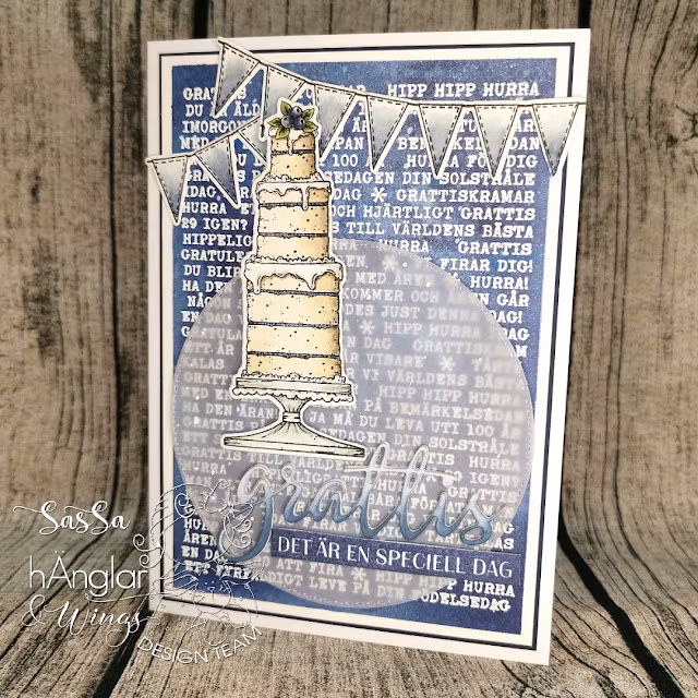 Clear Stamps - SET - Långa Kalasare MED DIES / Tall party folks with DIES (HW22393 + HWD22005)
