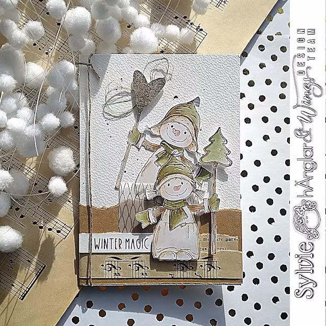 Clear Stamps - Pinngubbar / Stick snowman