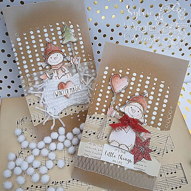 Clear Stamps - Pinngubbar / Stick snowman