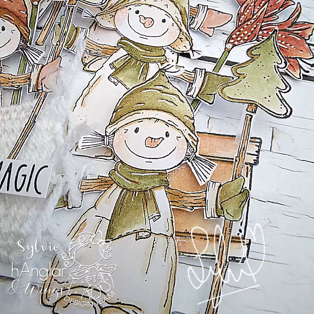 Clear Stamps - Pinngubbar / Stick snowman