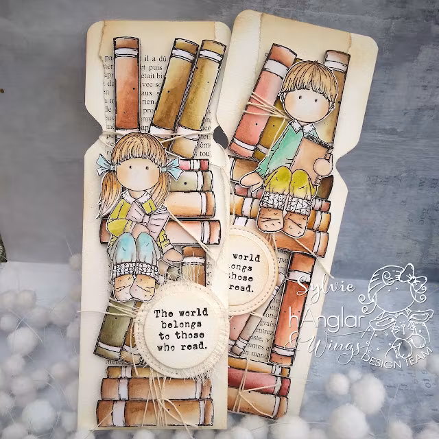 Clear Stamps - Bokslukare / Book Devourers