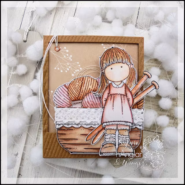 Clear Stamps - En avig, en rät / Knit, purl