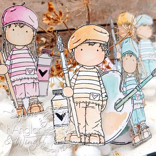 Clear Stamps - Konstnärer / Artists (Early summer kit -26)