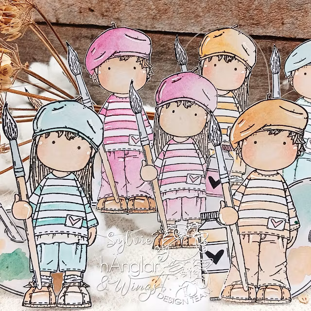 Clear Stamps - Konstnärer / Artists (Early summer kit -26)