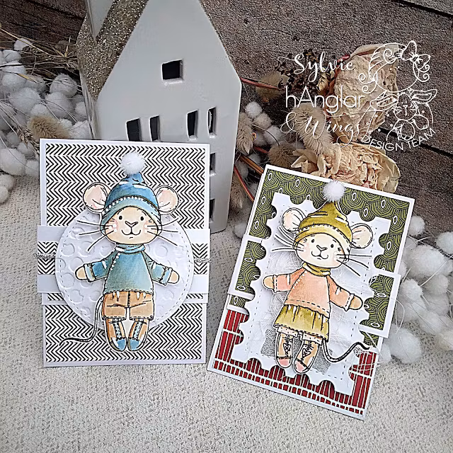 Clear Stamps - Julmöss / Christmas Mice